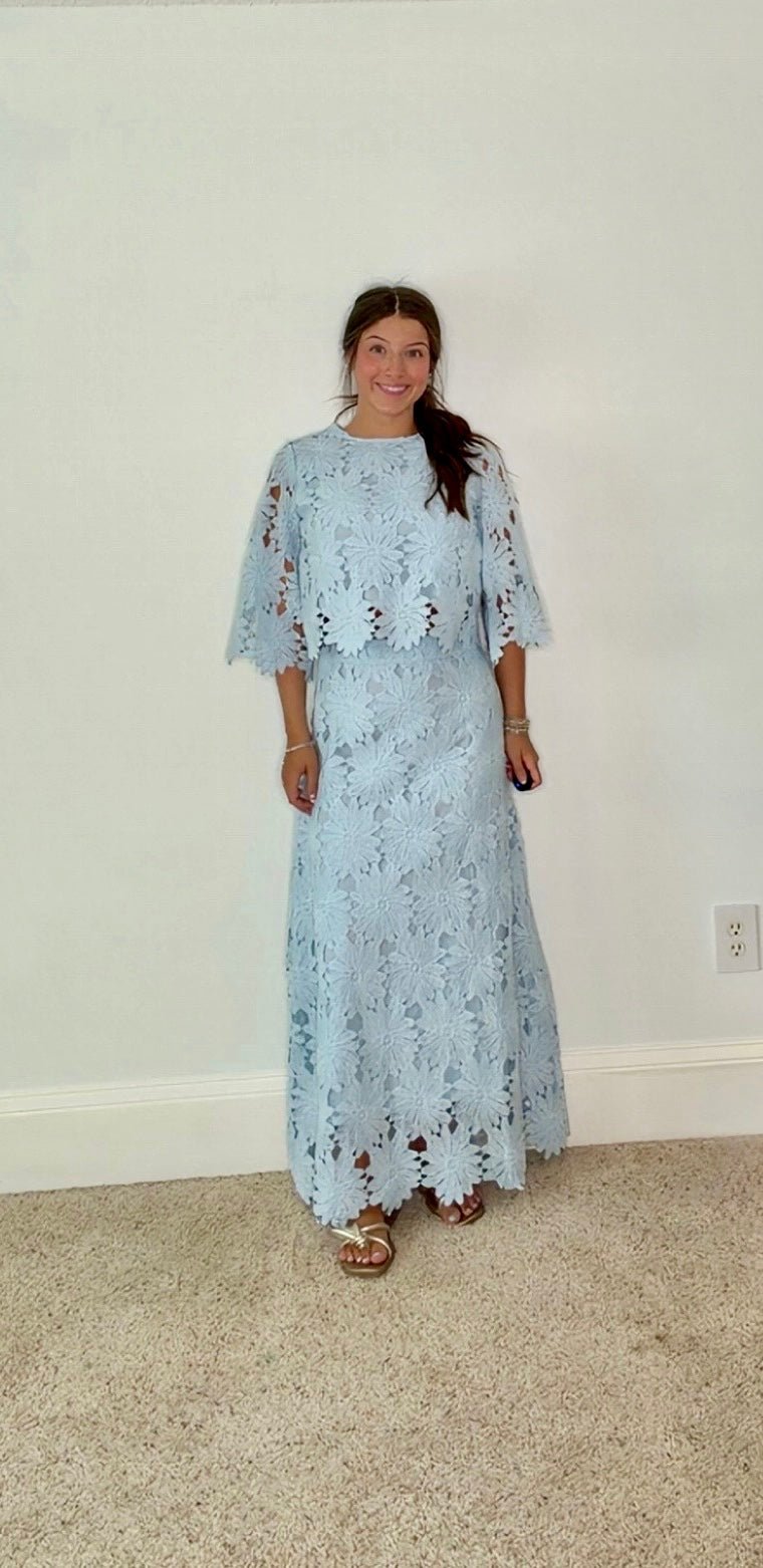 THE SERENA FLORAL LACE TWO-PIECE SET - Gopher Lane Boutique & Gifts