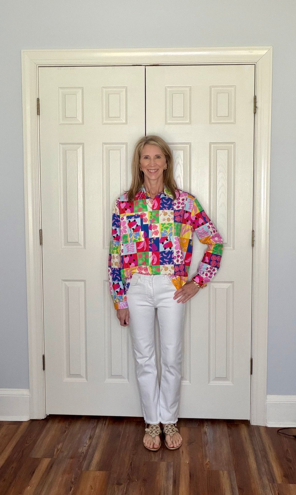 TROPICAL PATCHWORK TOP BY KARLIE - Gopher Lane Boutique & Gifts