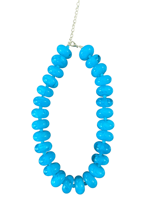 TURQUOISE BEADED NECKLACE - Gopher Lane Boutique & Gifts